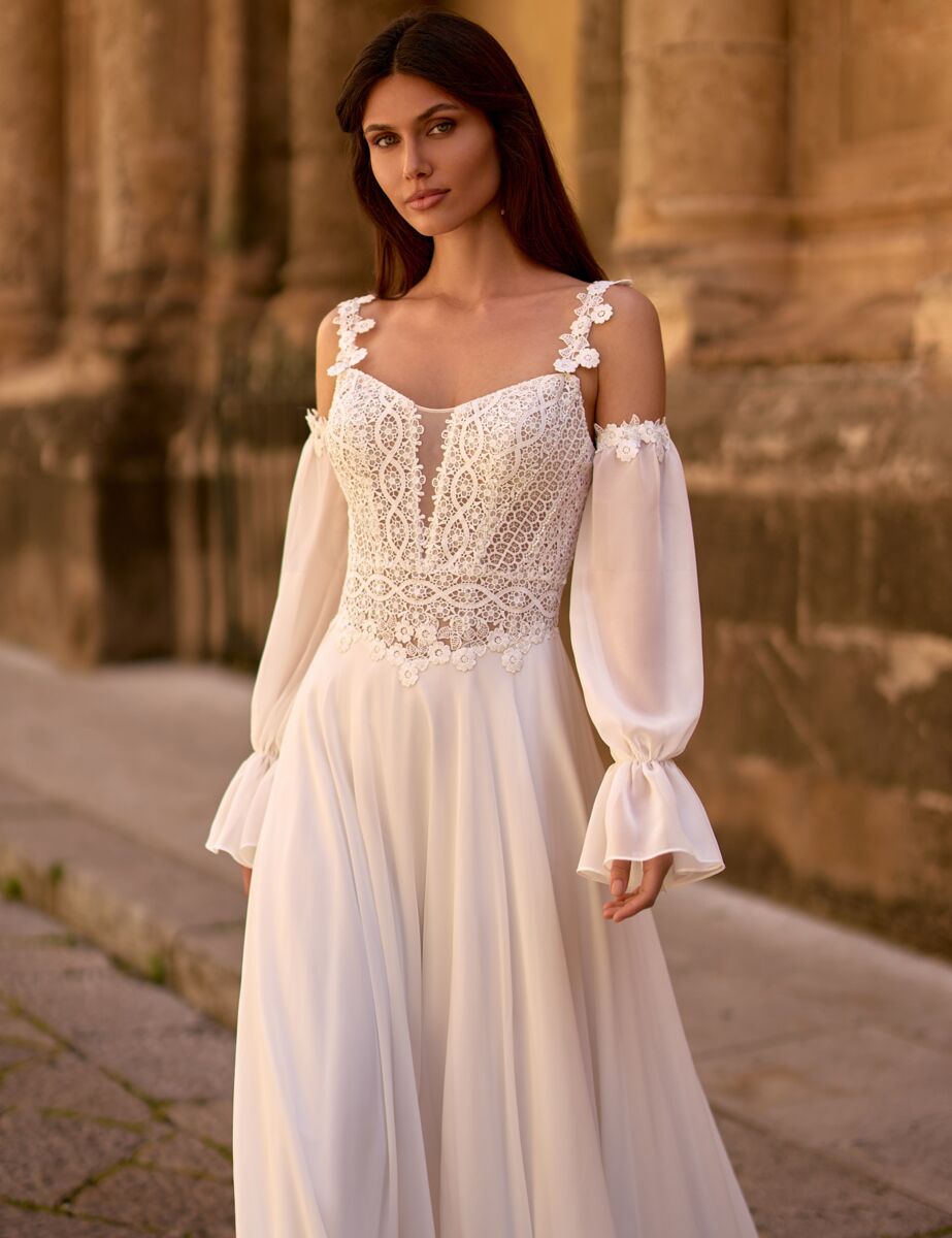 A-Linie Brautkleid EB0327 von Ellebeline