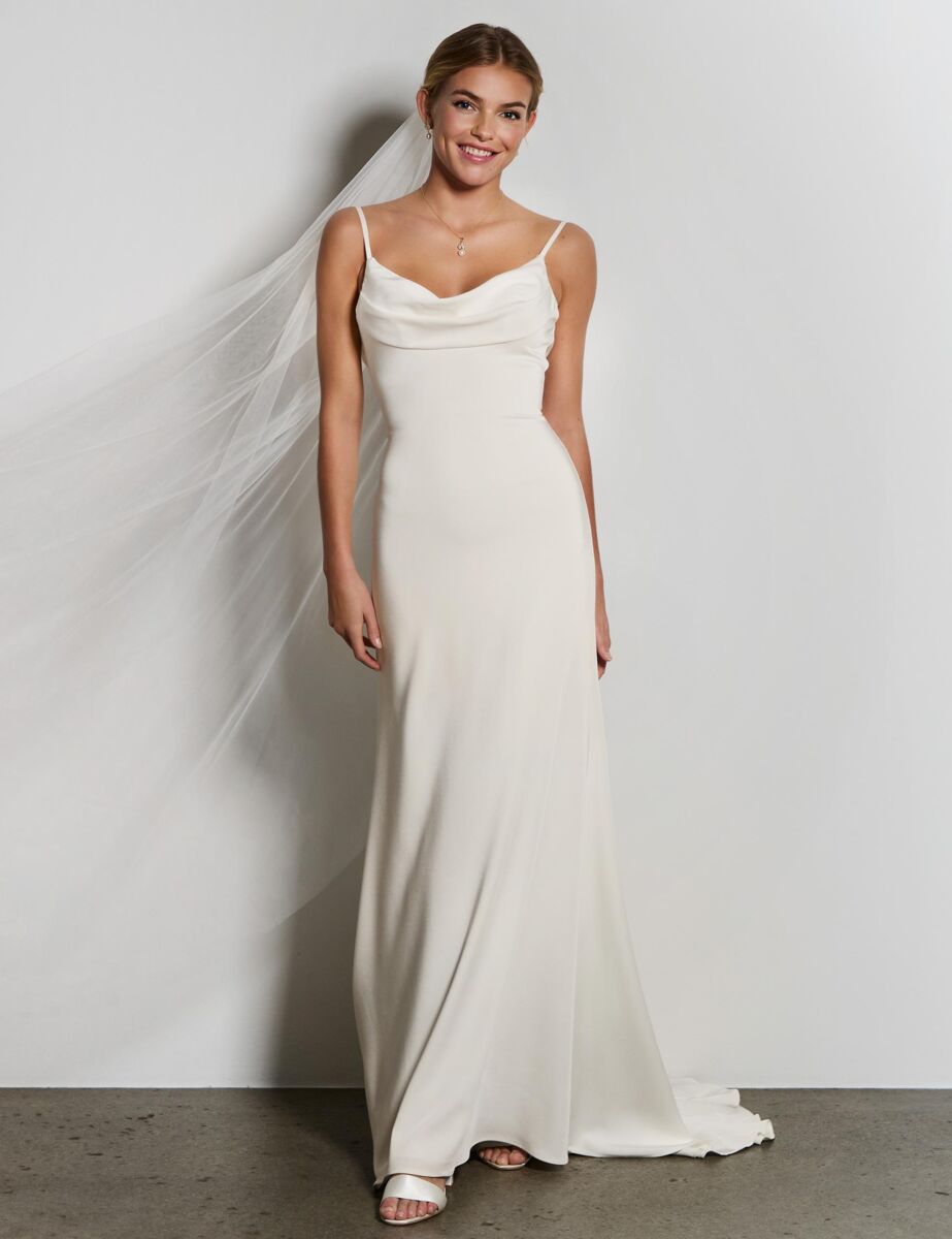 A-Linie Brautkleid 08-4682-CR von Lilly