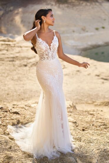 Fit and Flare Brautkleid PU-26518 von Très Chic