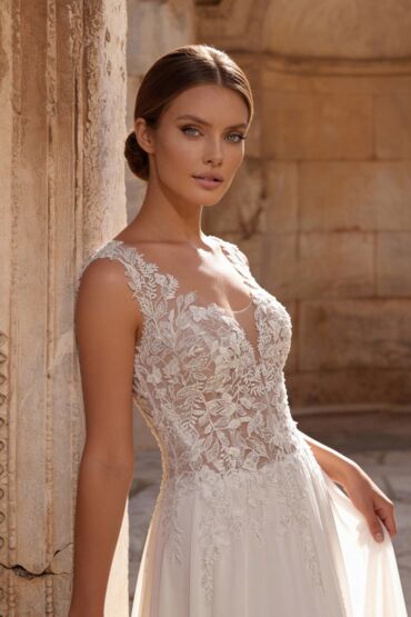A-Linie Brautkleid 6510 von Monica Loretti