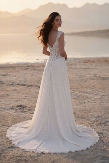 A-Linie Brautkleid 8404 von Monica Loretti