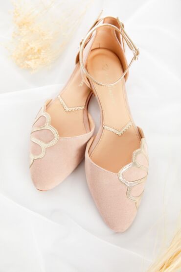 Schuhe Amber Powder Pink von Rachel Simpson
