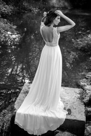 A-Linie Brautkleid 1830 von A Bela Noiva