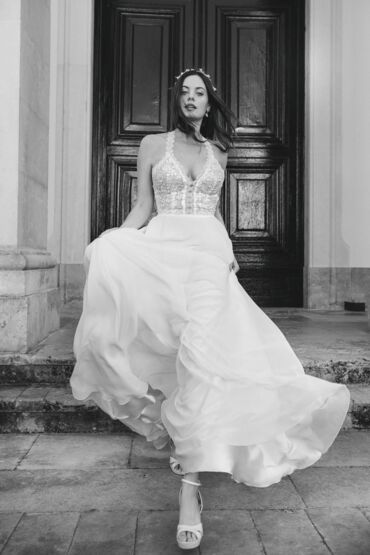 A-Linie Brautkleid 1835 von A Bela Noiva