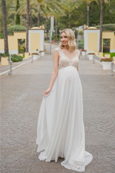 Maternity Brautkleid BS529 von Fashion Queen