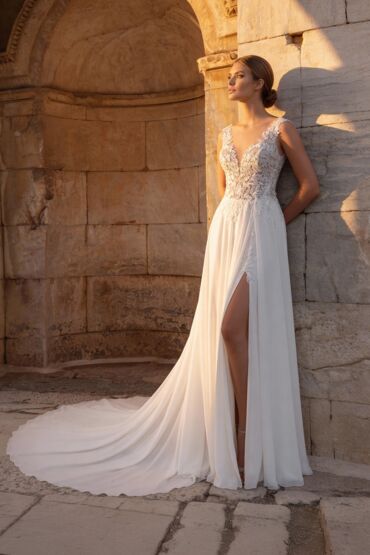 A-Linie Brautkleid 6510 von Monica Loretti