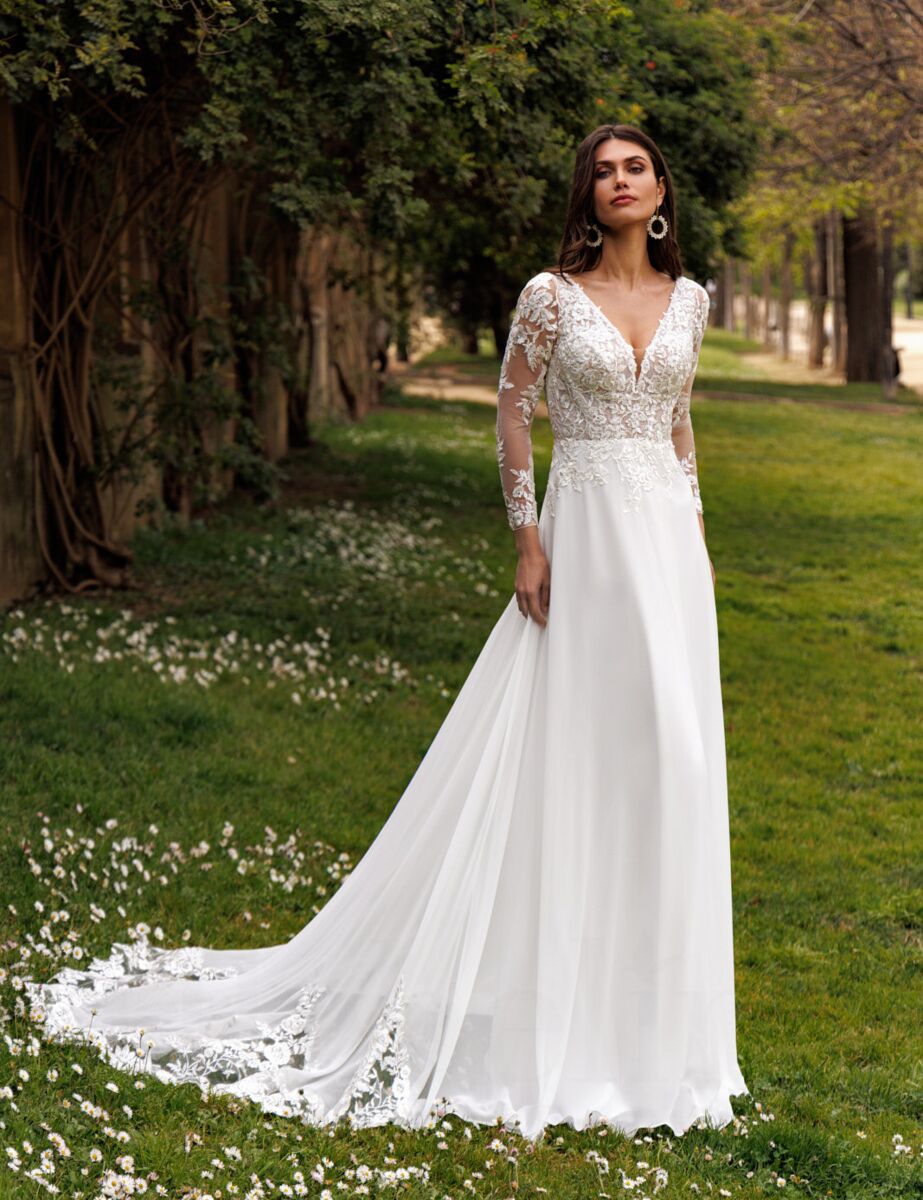 A-Linie Brautkleid EB0246 von Ellebeline