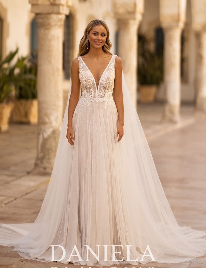 6419 A-Linien Kleid von Monica Loretti 6419 A-Linien Kleid von Monica Loretti