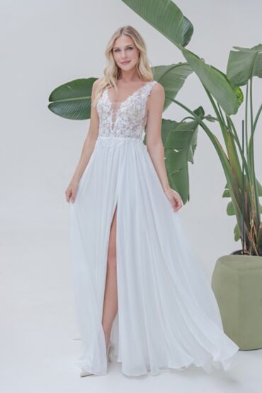 A-Linie Brautkleid A128 von Fashion Queen