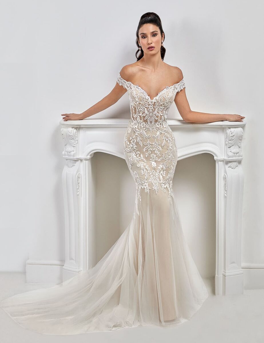 Fit and Flare Brautkleid 8091 von Demetrios