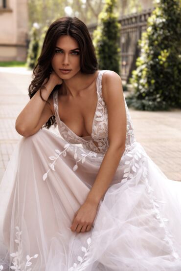A-Linie Brautkleid EB0277 von Ellebeline