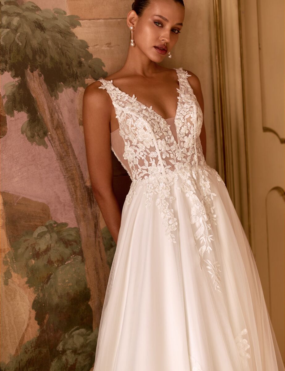 A-Linie Brautkleid EB0341 von Ellebeline
