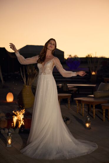 A-Linie Brautkleid „Carina - Z“ von Herve Paris