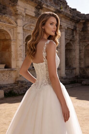 Prinzessin Brautkleid 6500 von Monica Loretti