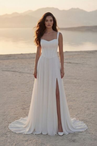 A-Linie Brautkleid 8420 von Monica Loretti