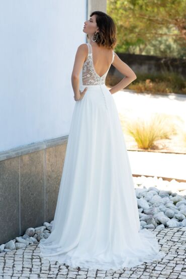 A-Linie Brautkleid 1707 von A Bela Noiva