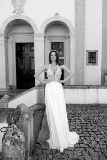 A-Linie Brautkleid 1835 von A Bela Noiva