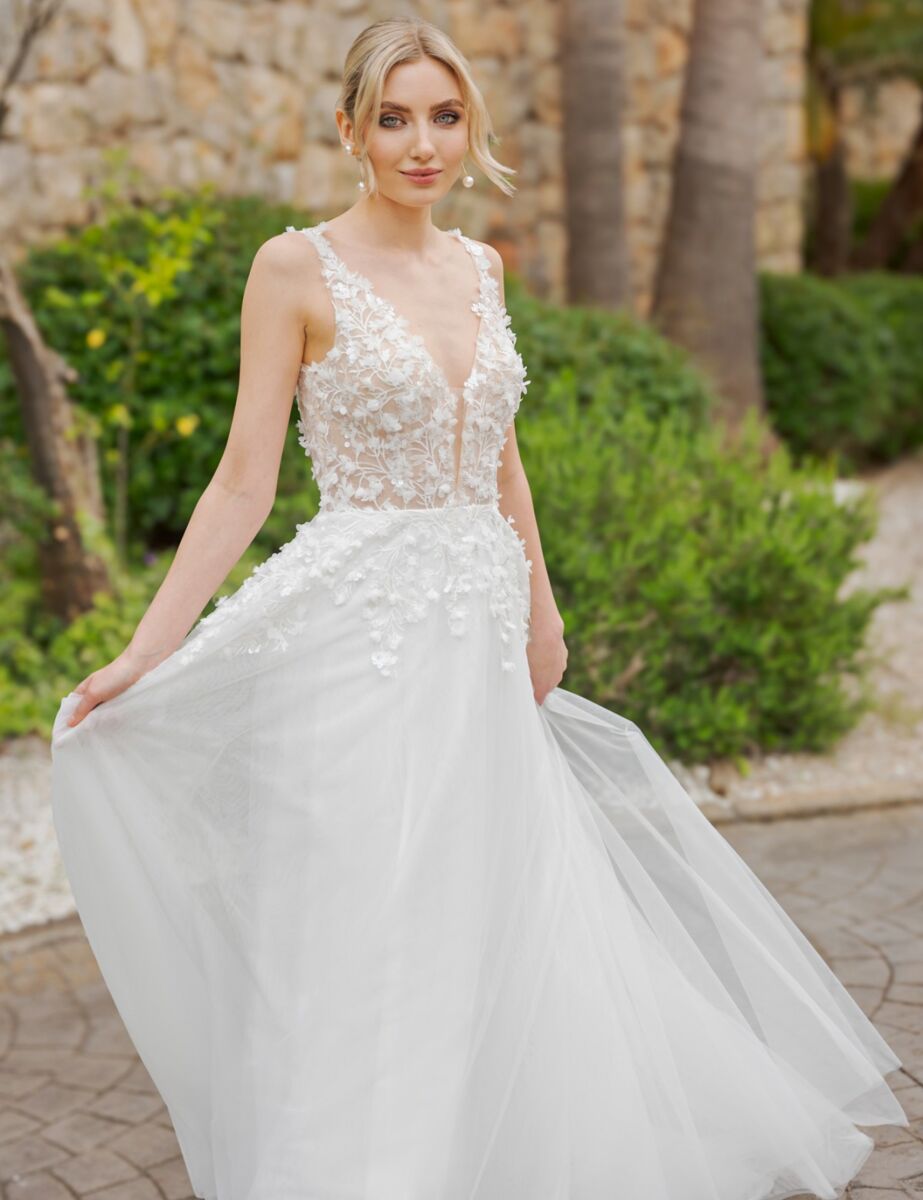 A-Linie Brautkleid B2651 von Fashion Queen