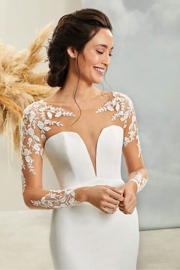 Fit and Flare Brautkleid L1025 von Demetrios