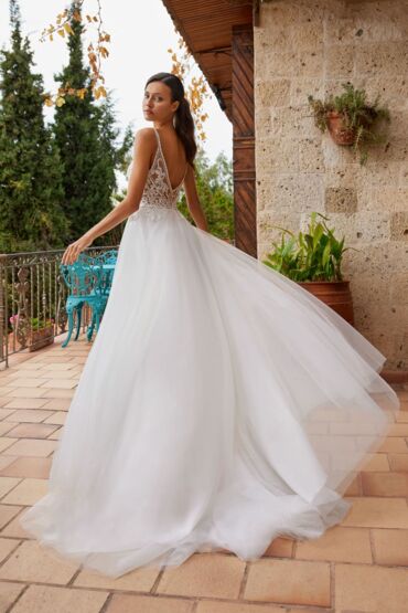 A-Linie Brautkleid „Alouette“ von Herve Paris