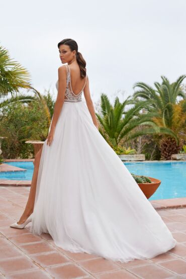 A-Linie Brautkleid „Axelle“ von Herve Paris
