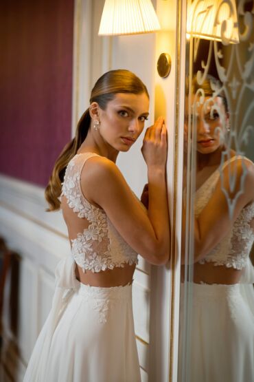 A-Linie Brautkleid 10448 von A Bela Noiva