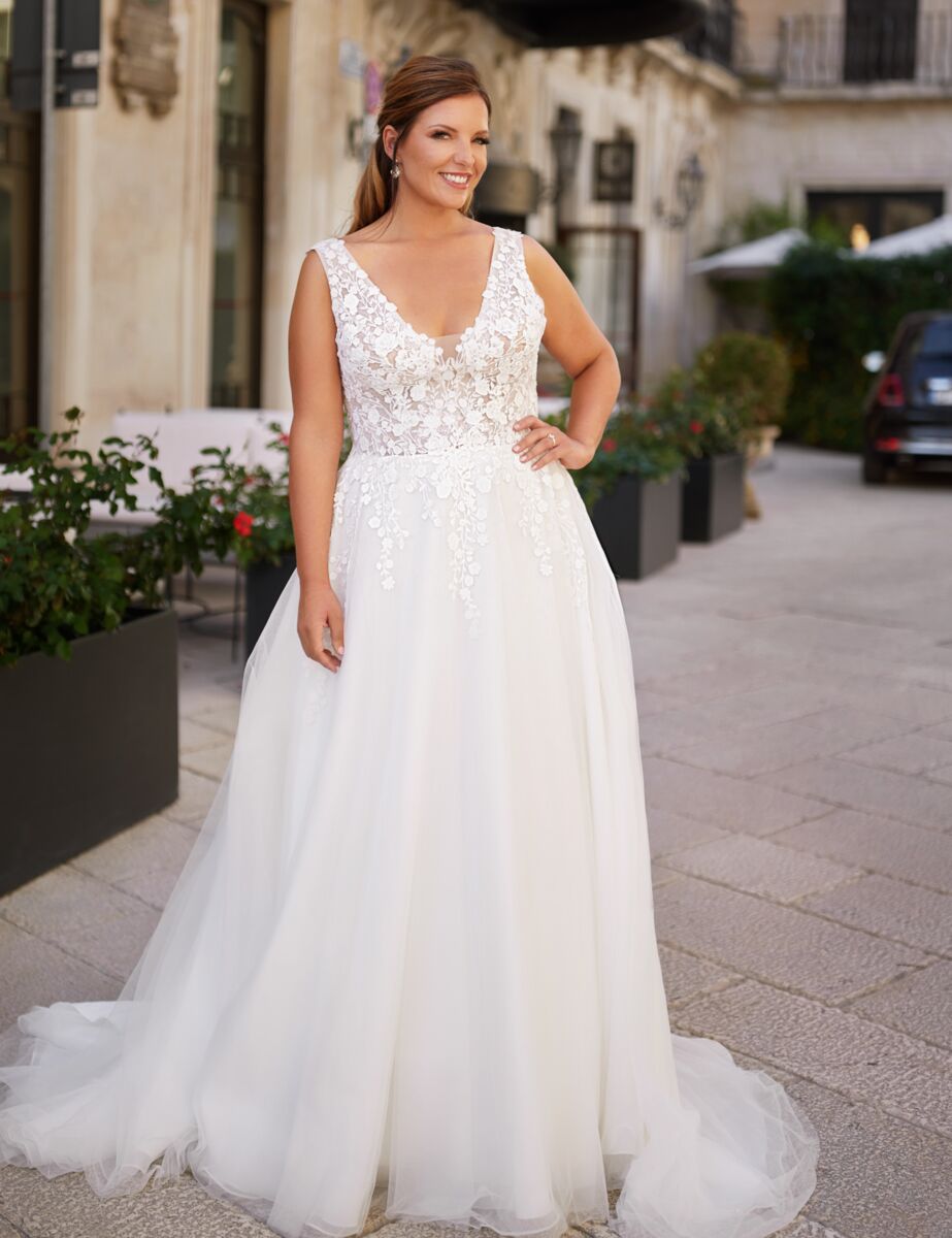 A-Linie Brautkleid ME-24318 von Très Chic