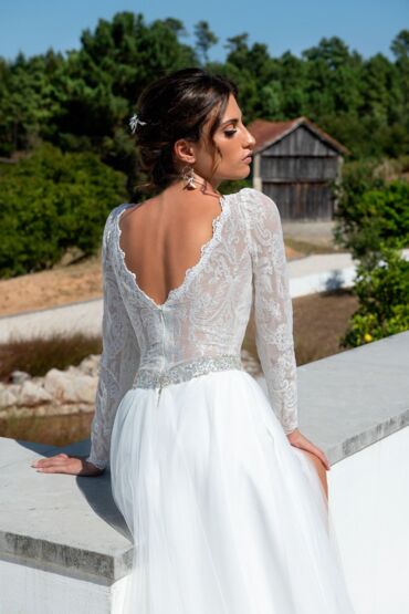 A-Linie Brautkleid 1756 von A Bela Noiva