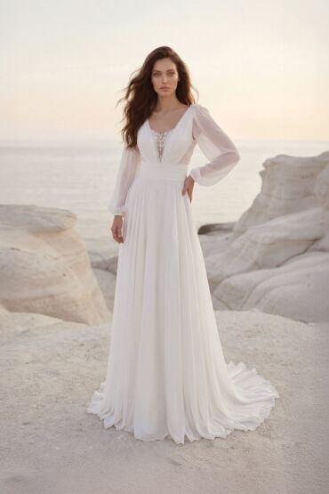 A-Linie Brautkleid 8401 von Monica Loretti