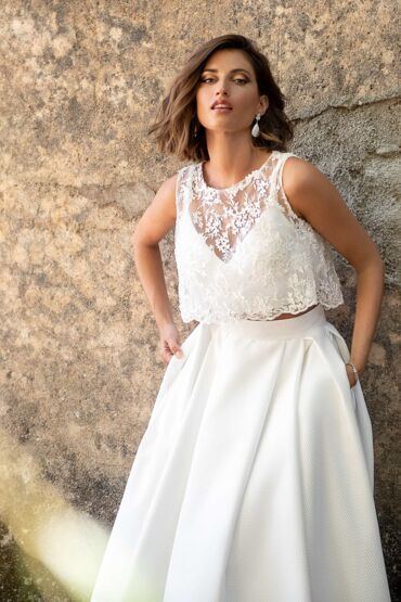 Prinzessin Brautkleid 1753 von A Bela Noiva