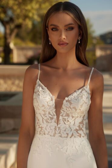 Kleid Chiffon von Bianco Evento