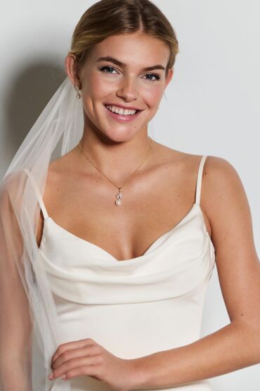 A-Linie Brautkleid 08-4682-CR von Lilly