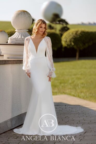 Fit & Flare Brautkleid 1108 von Monica Loretti