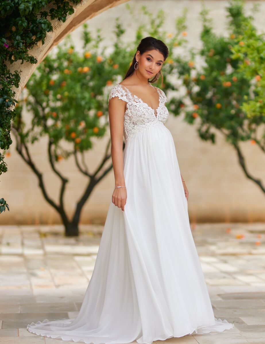 Umstandsbrautkleid MTL-24229 von Très Chic