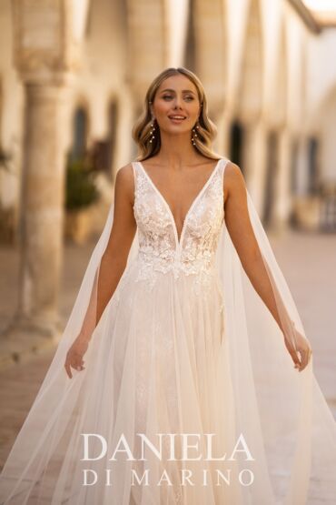 6419 A-Linien Kleid von Monica Loretti