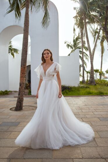 A-Linie Brautkleid „Hindy“ von Libelle