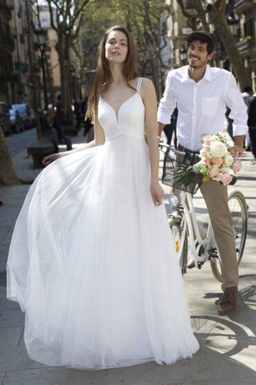 A-Linie Brautkleid „Darla“ von White One