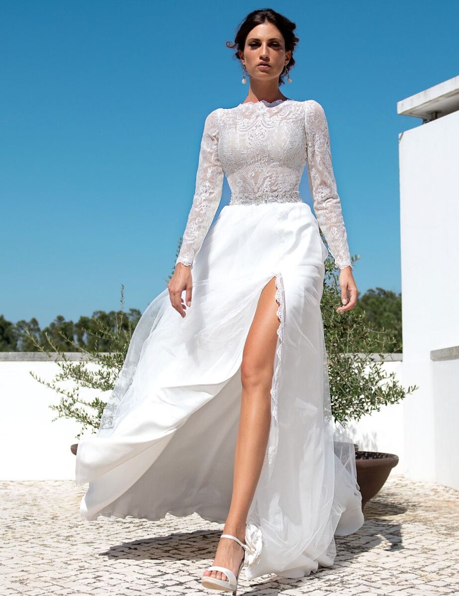 A-Linie Brautkleid 1756 von A Bela Noiva