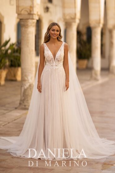 6419 A-Linien Kleid von Monica Loretti