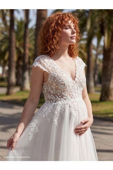 Maternity Brautkleid BS520 von Fashion Queen