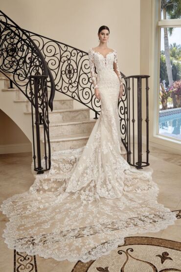 Fit and Flare Brautkleid 1021 von Demetrios