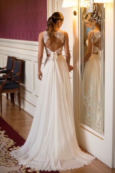 A-Linie Brautkleid 10448 von A Bela Noiva
