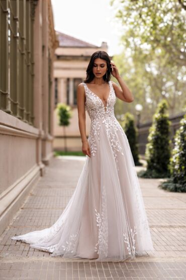 A-Linie Brautkleid EB0277 von Ellebeline