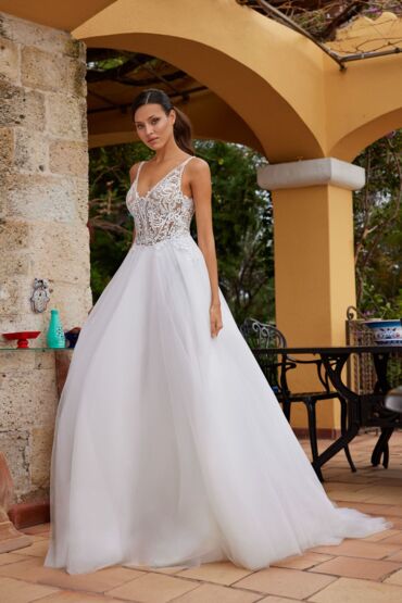 A-Linie Brautkleid „Alouette“ von Herve Paris