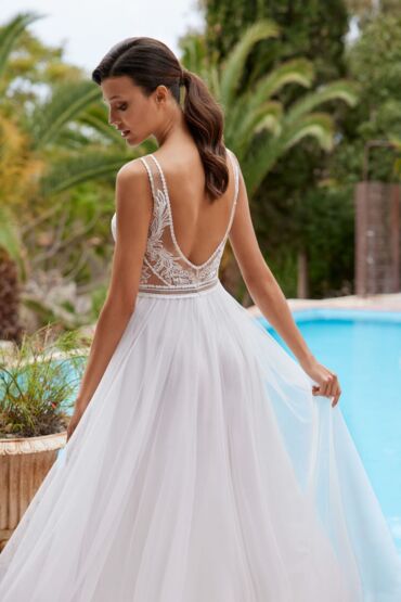 A-Linie Brautkleid „Axelle“ von Herve Paris