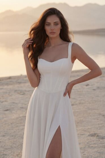 A-Linie Brautkleid 8420 von Monica Loretti