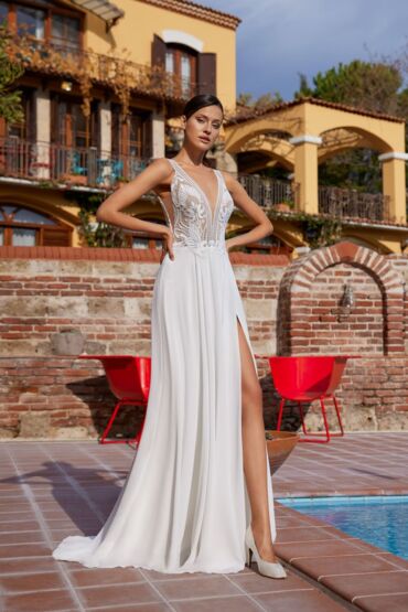 A-Linie Brautkleid „Aubry“ von Herve Paris
