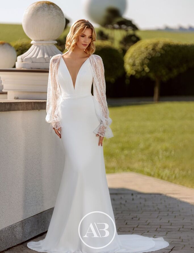 Fit & Flare Brautkleid 1108 von Monica Loretti