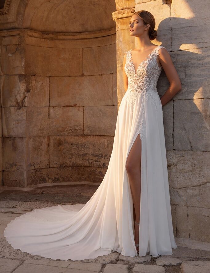 A-Linie Brautkleid 6510 von Monica Loretti