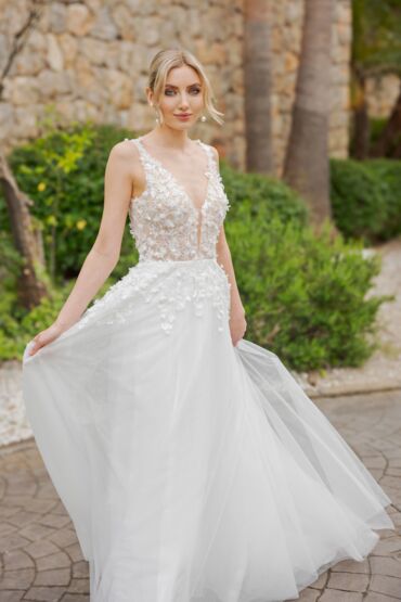 A-Linie Brautkleid B2651 von Fashion Queen